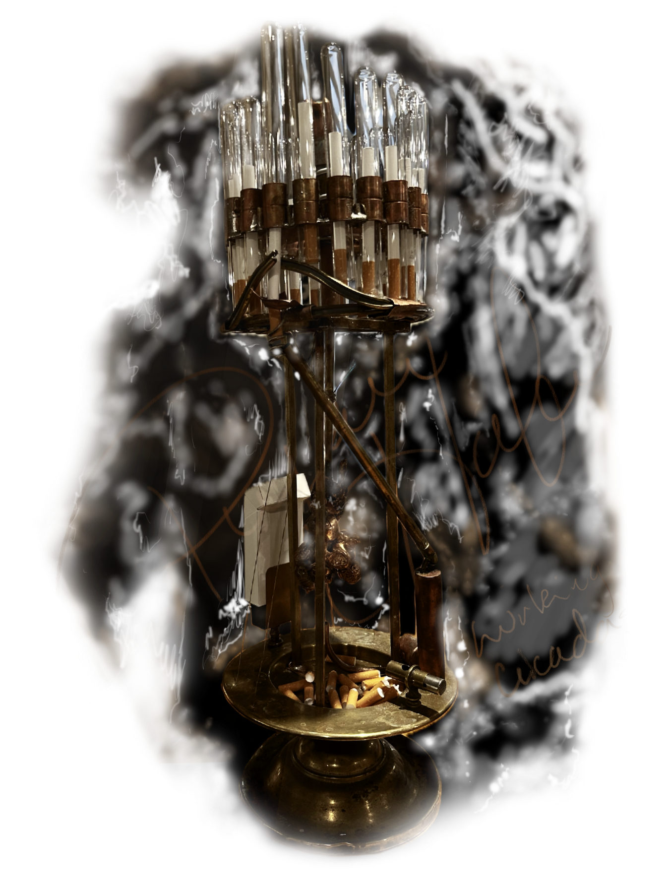 Lurking Cicadas Sculpture by Ryan Hafer